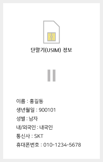 Ż翡 ܸ(USIM) Ȯ ȭ